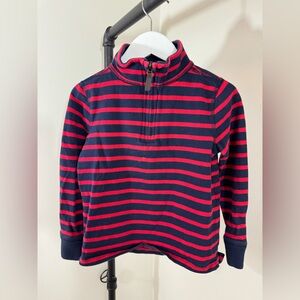 Crewcuts sueded half zip pullover